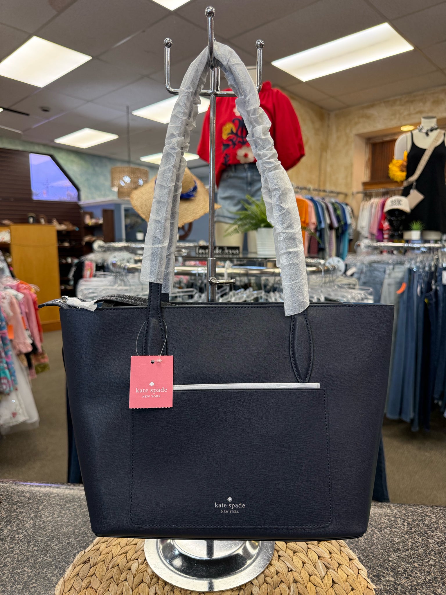New with Tag KATE SPADE Navy Shoulder Designer Purse