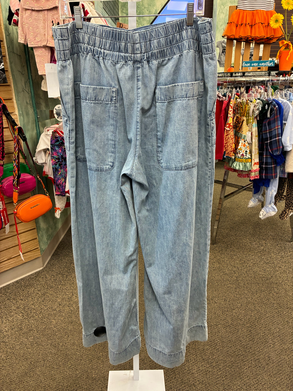 Pre-owned WE THE FREE Light Denim Size: 18 Jean