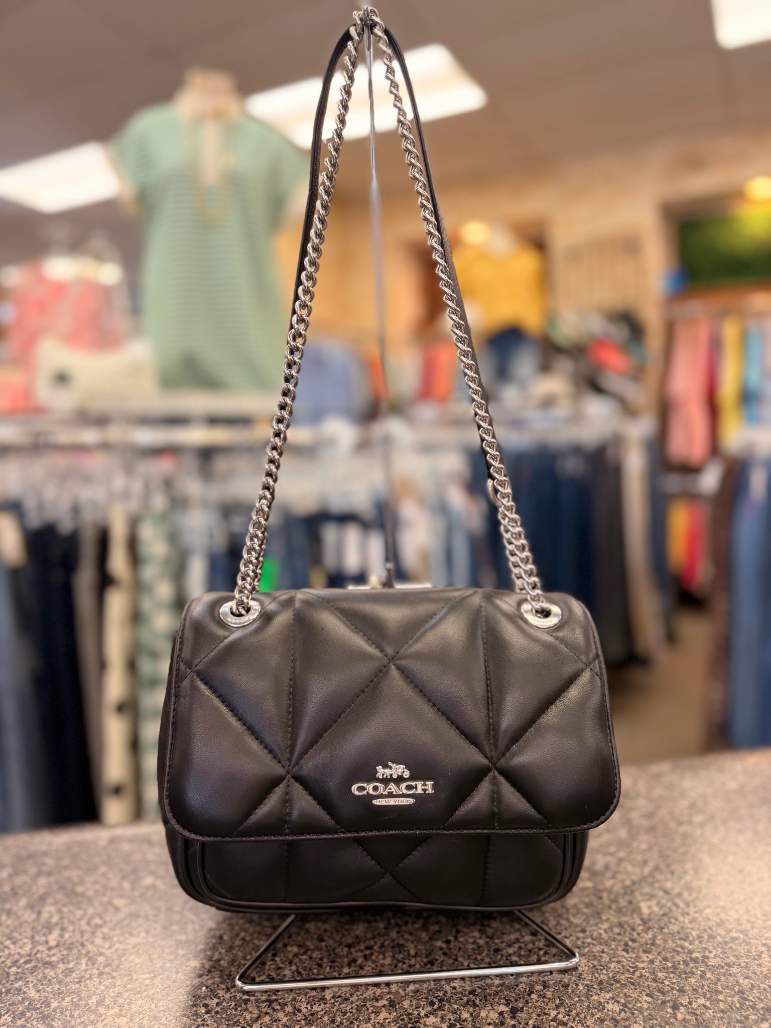 Pre-owned COACH Black Crossbody Designer Purse