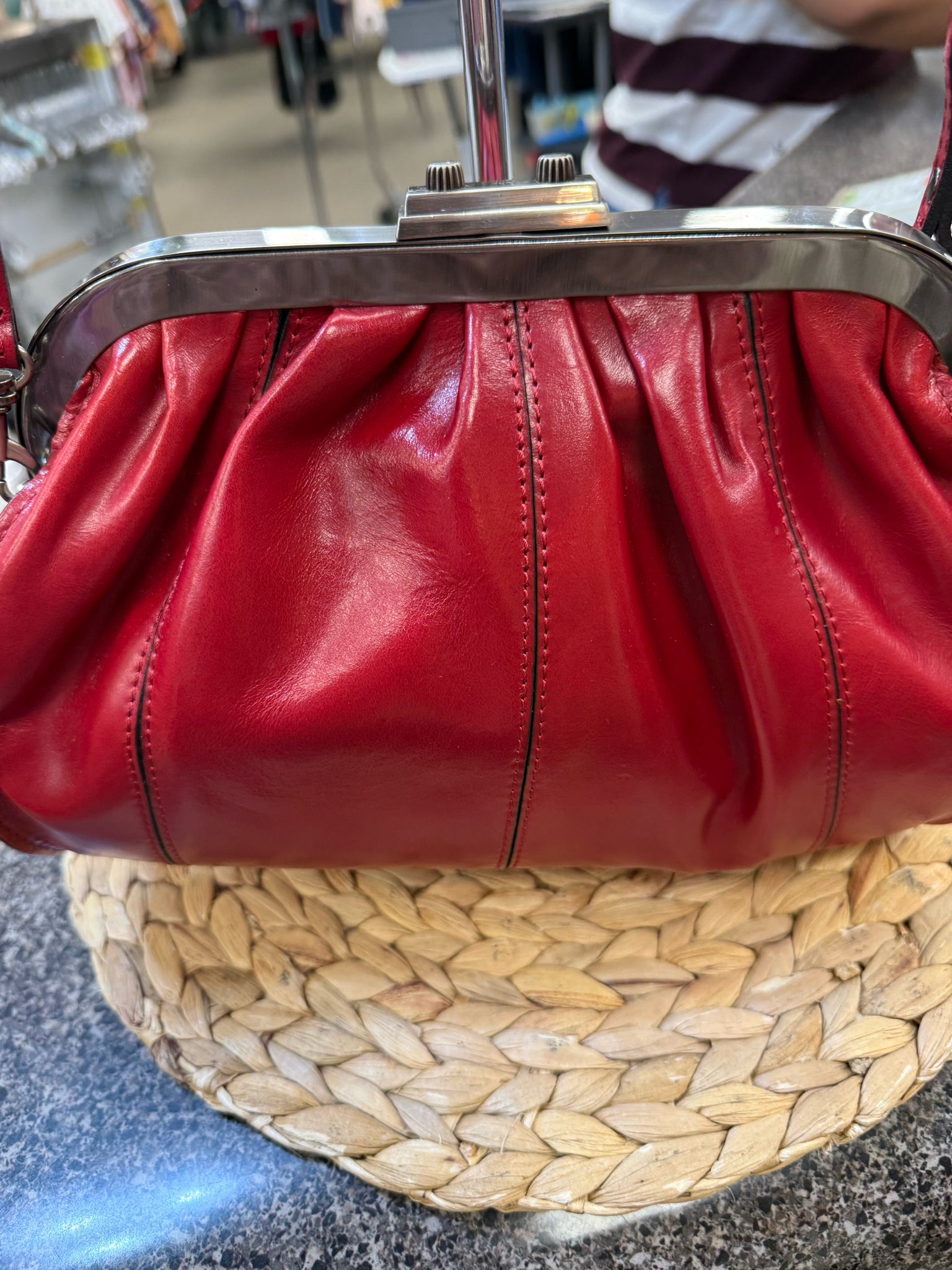 Pre-owned PATRICIA NASH Red Crossbody Designer Purse