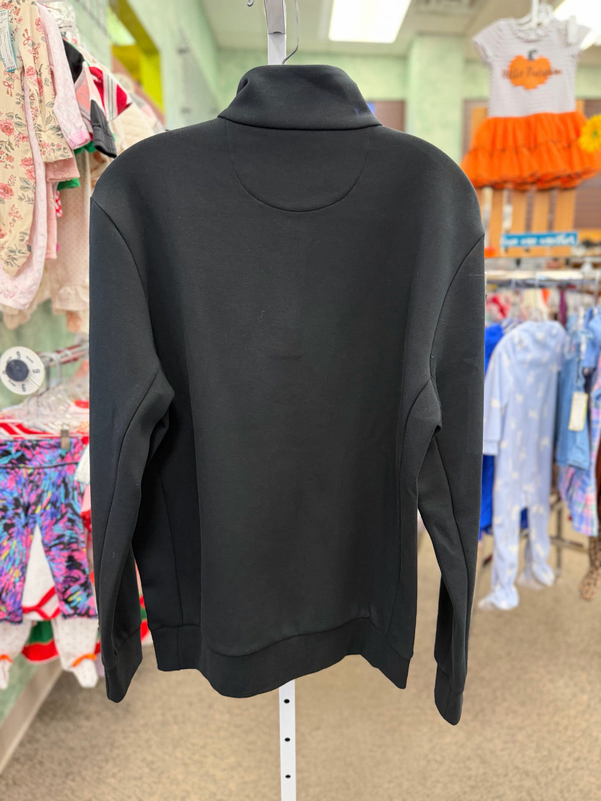 Pre-owned POLO Black Men Size M Long Sleeve Mens Pullover