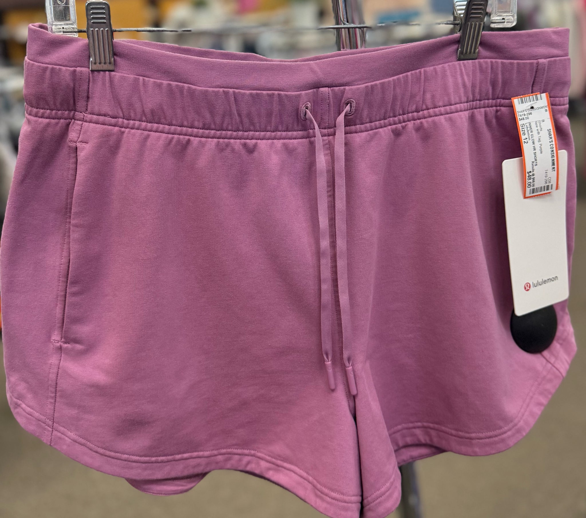 New with Tag Lululemon Purple Size: 12 Designer Shorts