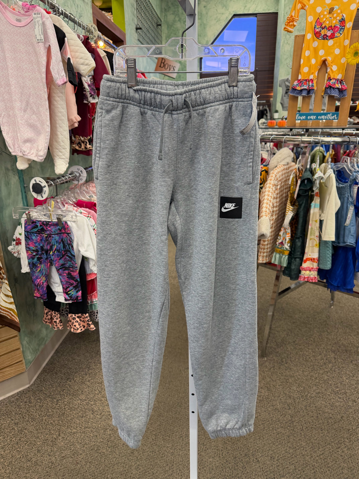 Pre-owned NIKE Light gray C-SIZE 14 BOYS Sweatpants