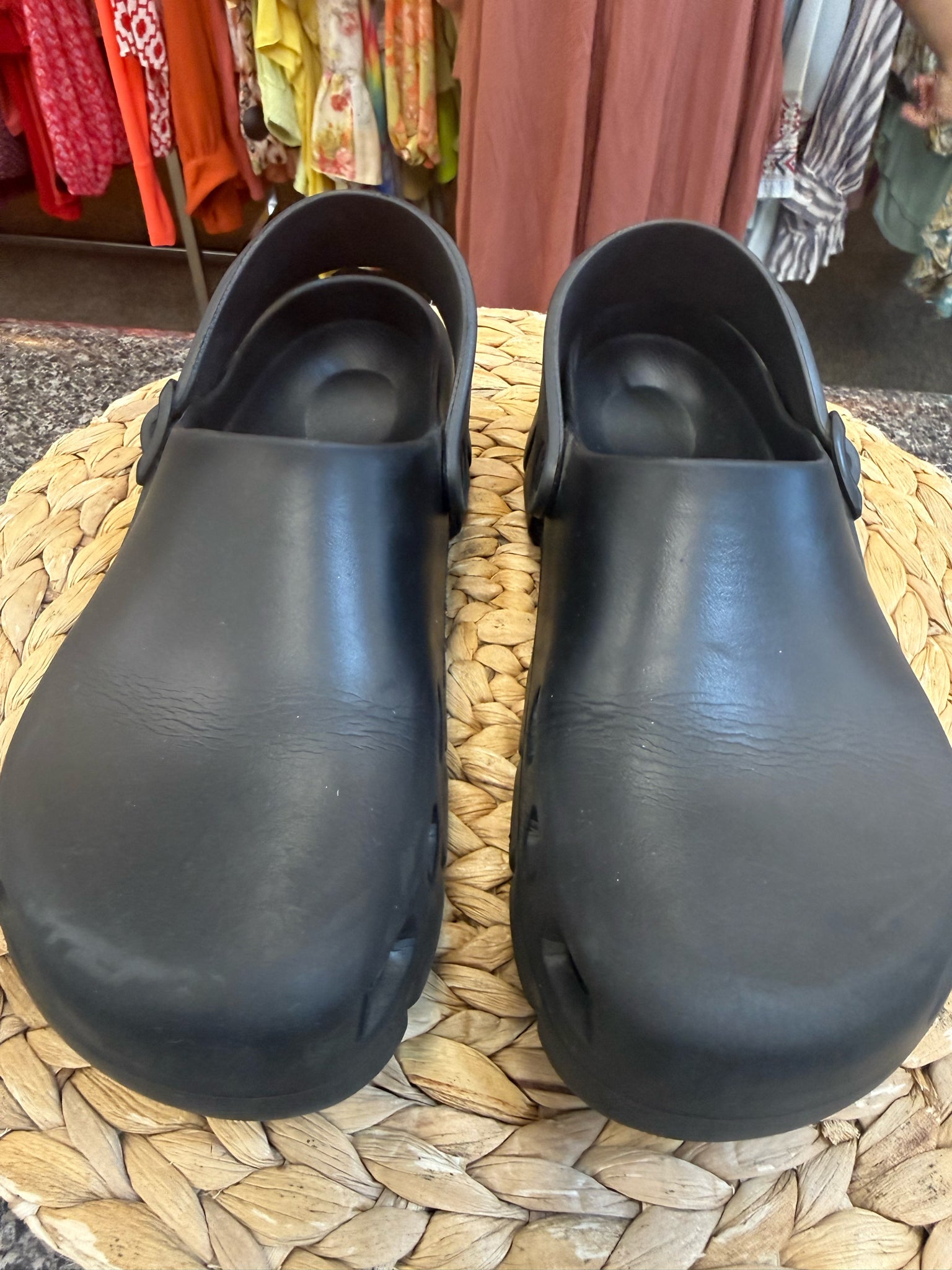 Pre-owned BIRKENSTOCK Black Size 7.5 Shoe