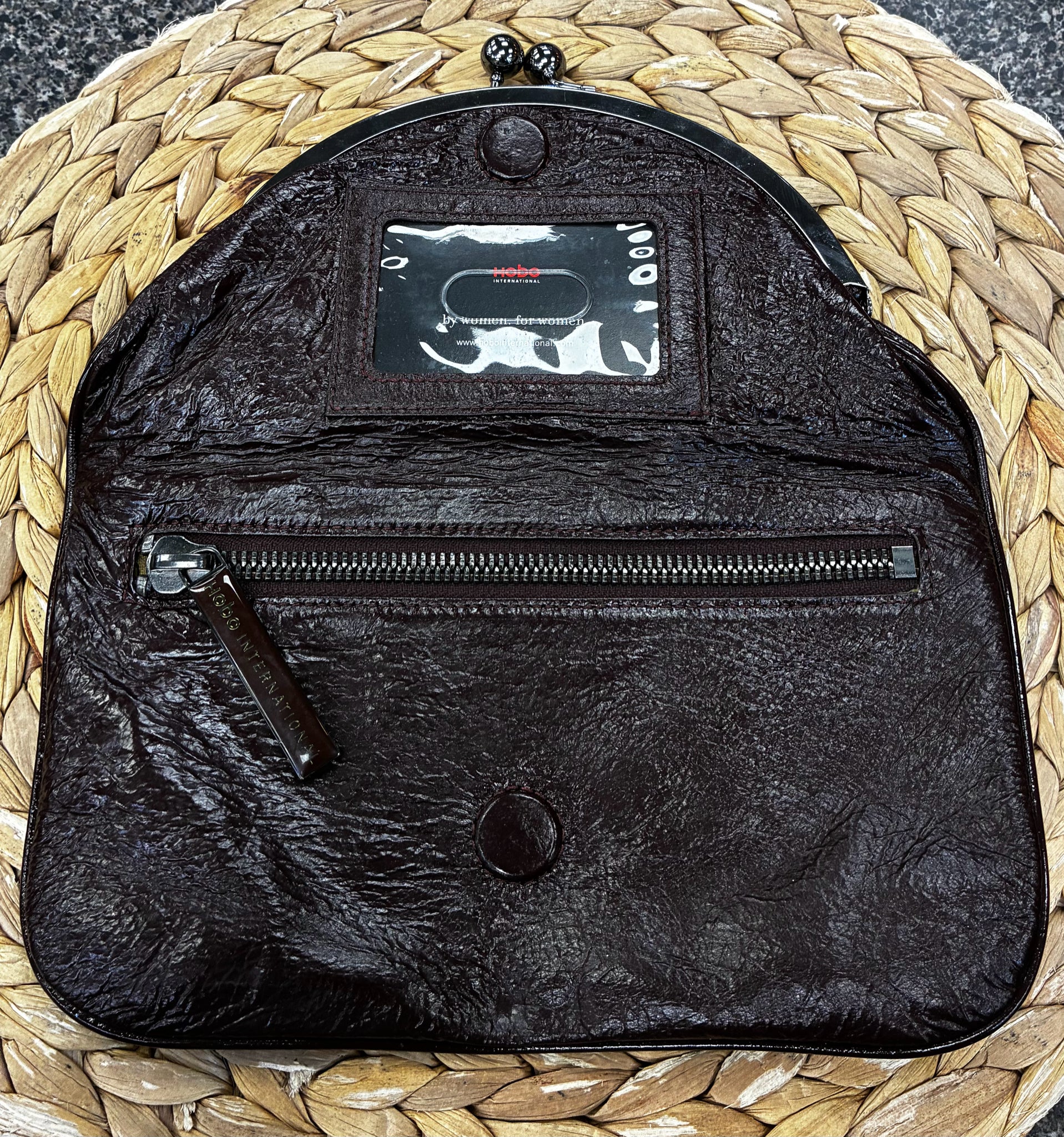 New with Tag HOBO Dark brown Wallet