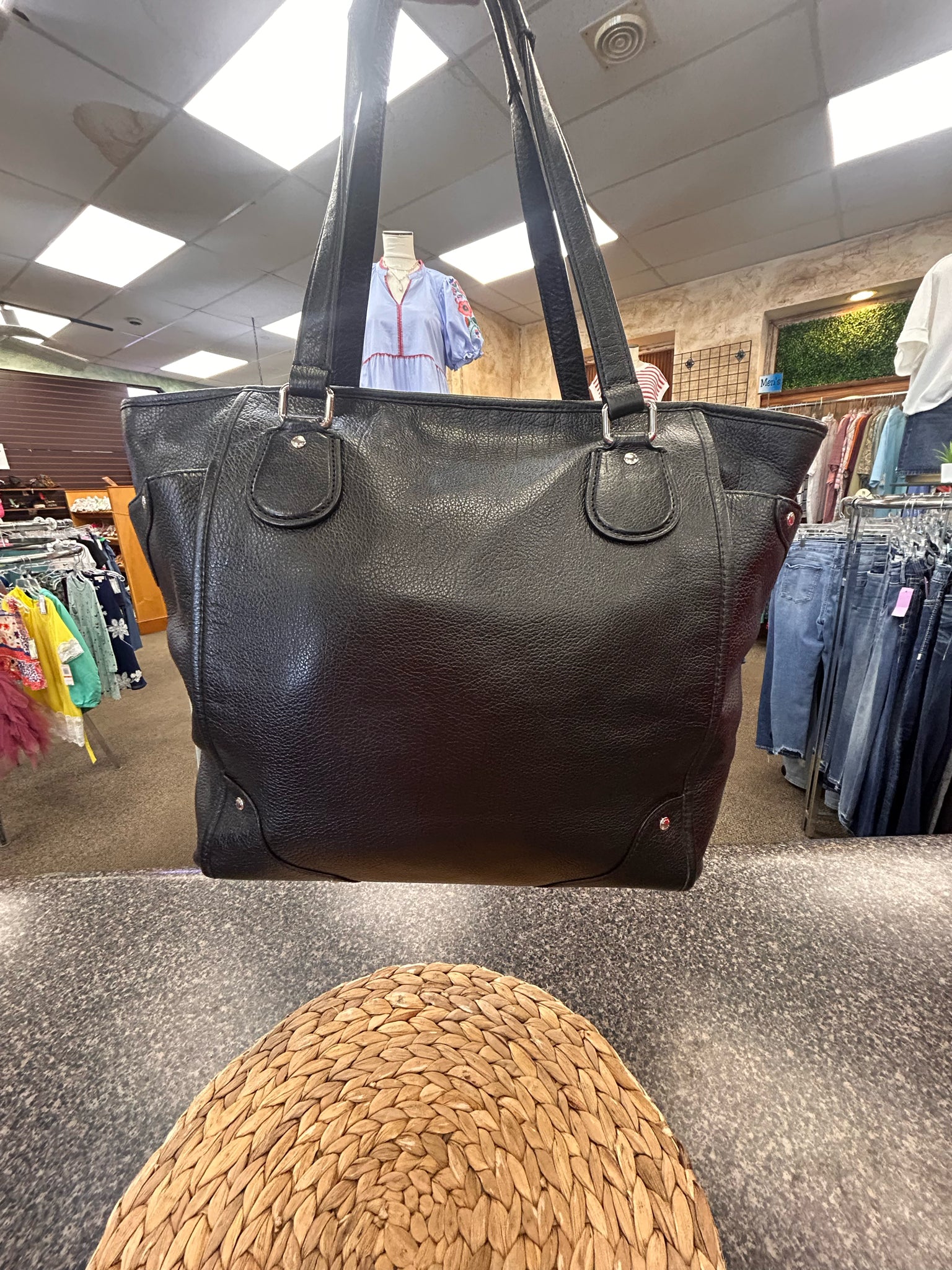 Pre-owned COACH Black Shoulder Designer Purse