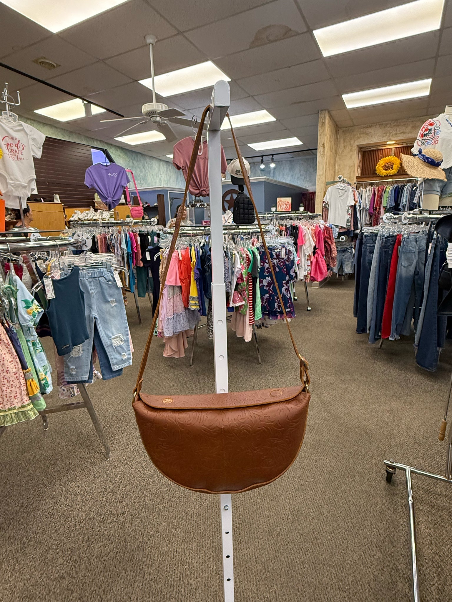 Pre-owned PORTLAND LEATHER GOODS Brown S Crossbody Purse