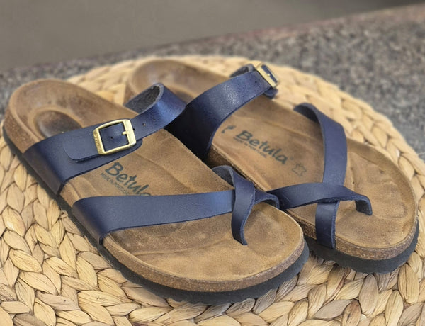 Pre-owned betula/birkenstocks Navy Size 9.5 Designer Sandal