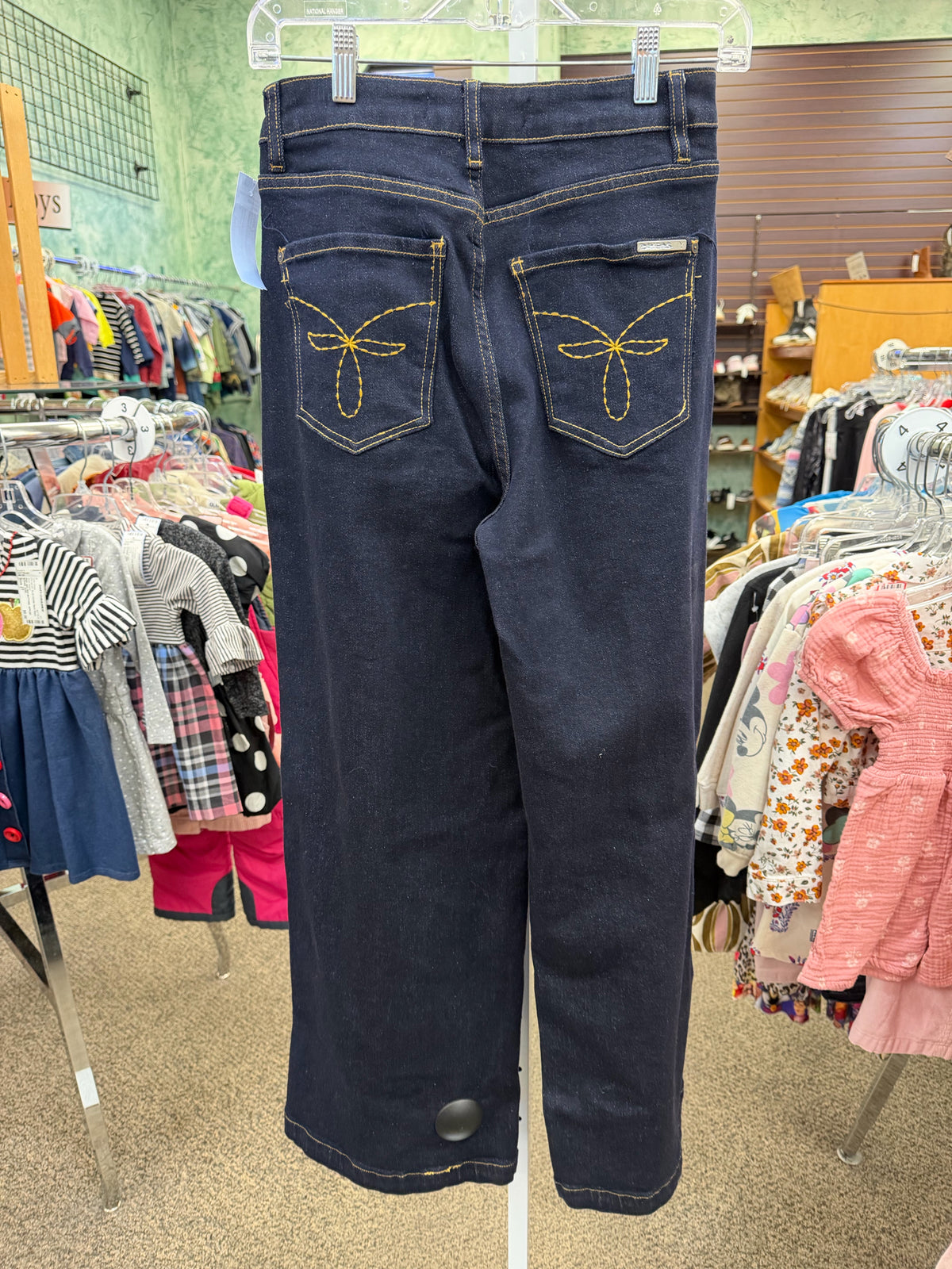 Pre-owned Rodeo Quincy Dark Blue Denim Size: 7 Designer Jean