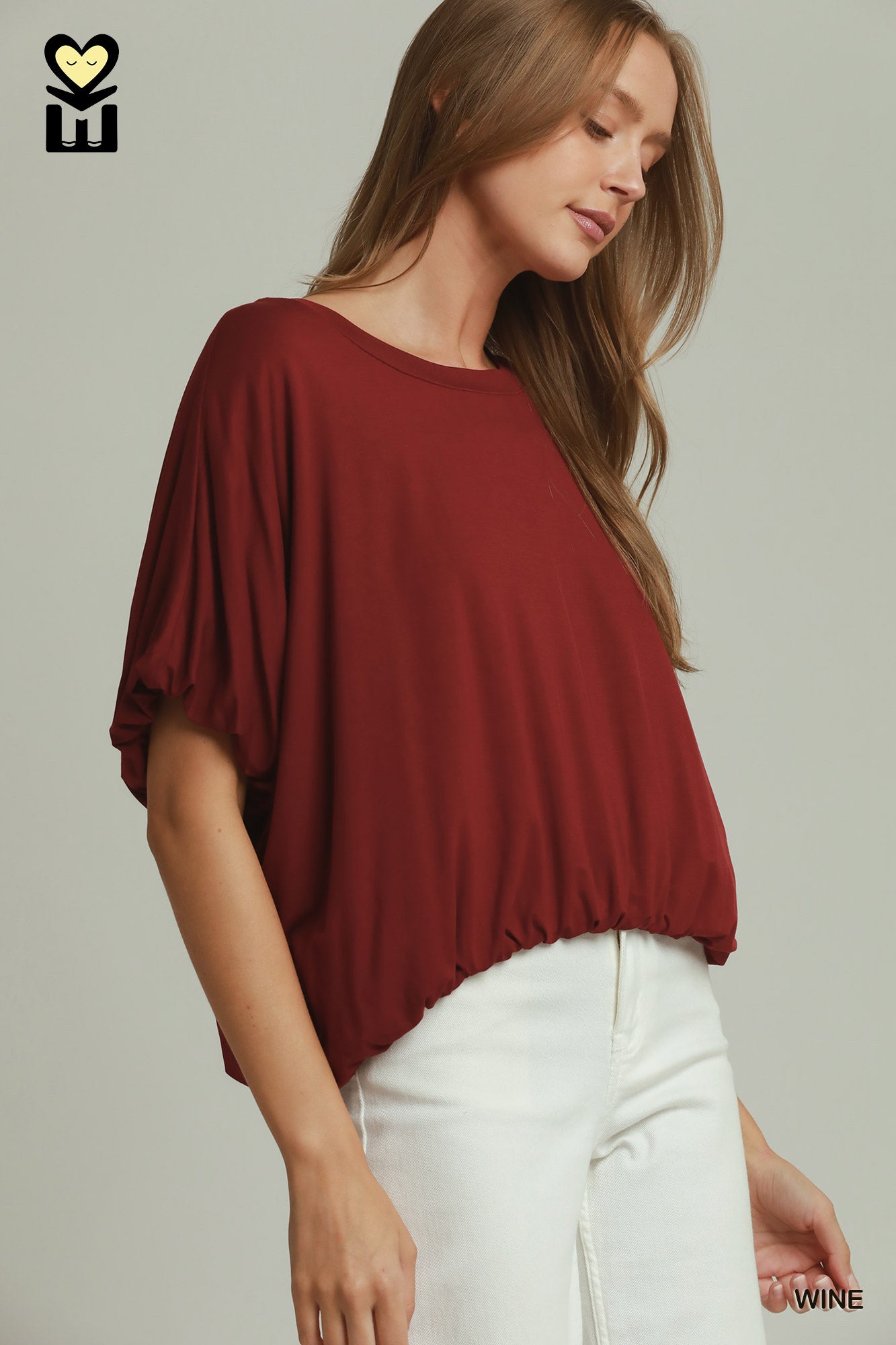 New UMGEE Wine Size: S Short Sleeve Blouse