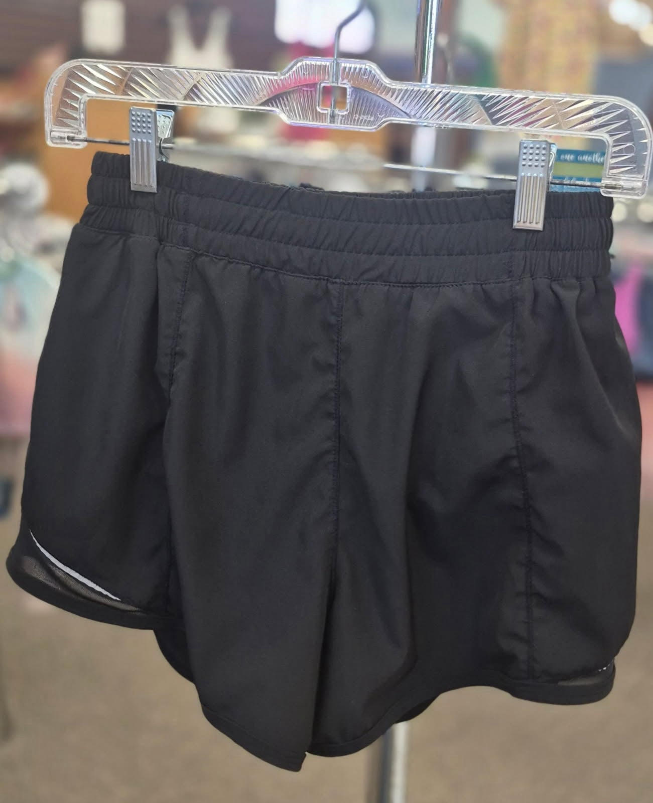 Pre-owned Lululemon Black Size 4 Designer Shorts