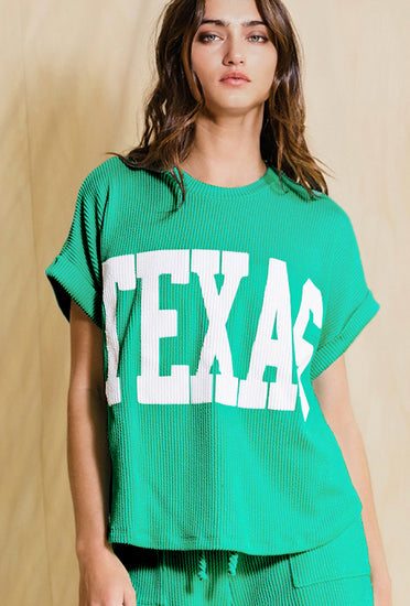 New Bucket List Green Size S/M Blouse