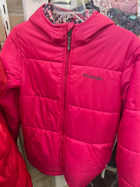 Pre-owned COLUMBIA Hot pink Size 18 Girls Coat