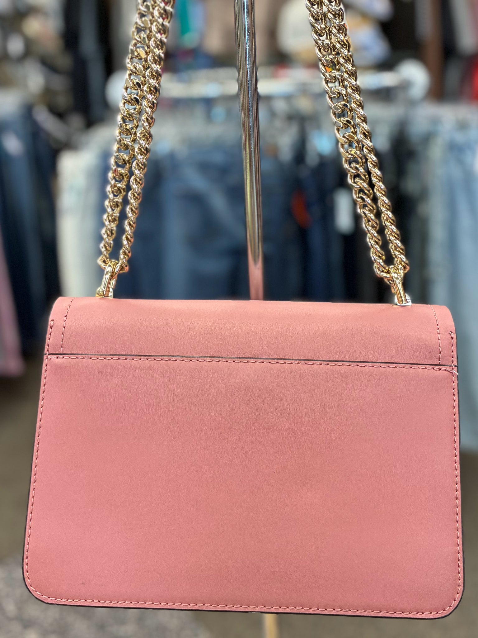Pre-owned MICHAEL KORS Pink Shoulder Designer Purse