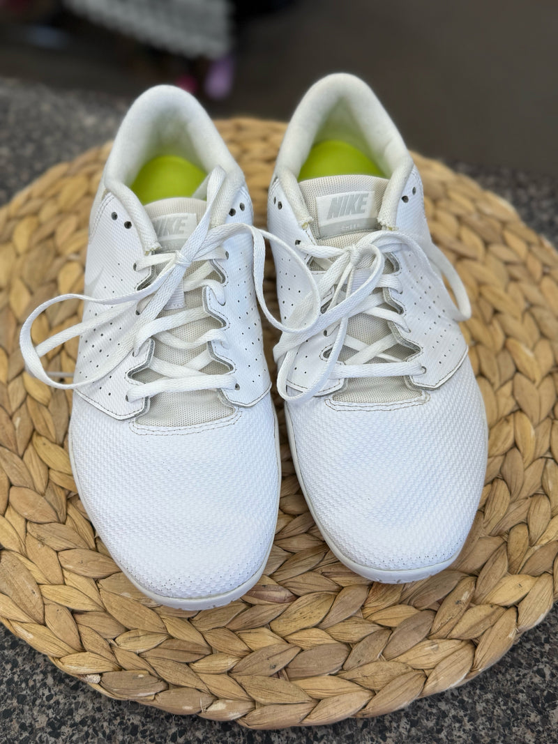 Pre-owned NIKE White Gray Size 8 Sneaker