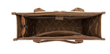New WRANGLER Brown Cream L Tote Purse