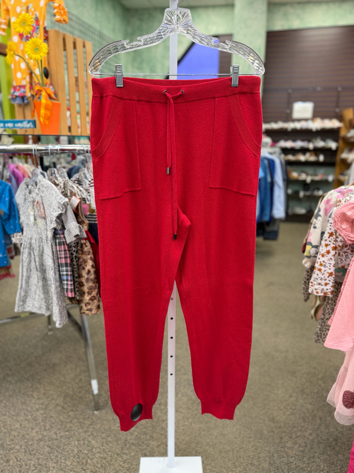 New with Tag Chico's Red Dr Size 12 Long Sleeve PantSet