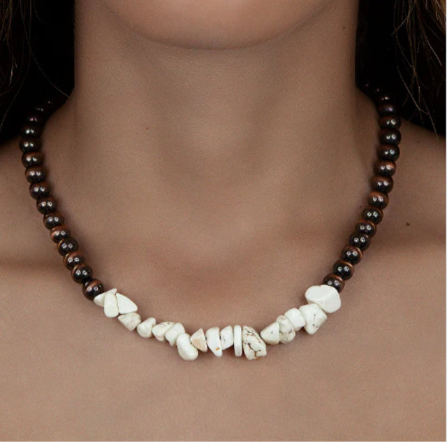New YF Ivory Copper Necklace