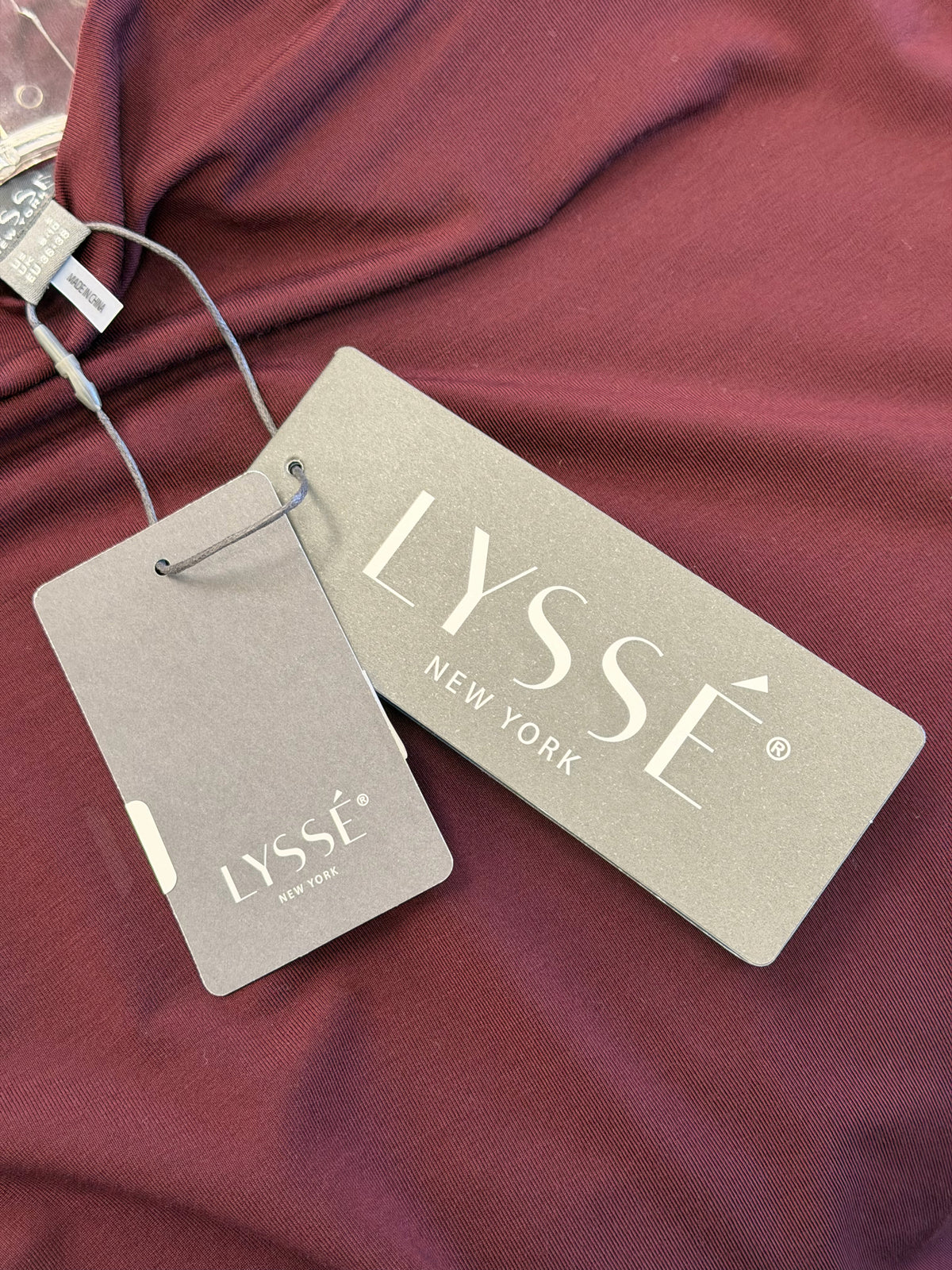 New with Tag LYSSE Dark Plum Size: S Long Sleeve Blouse