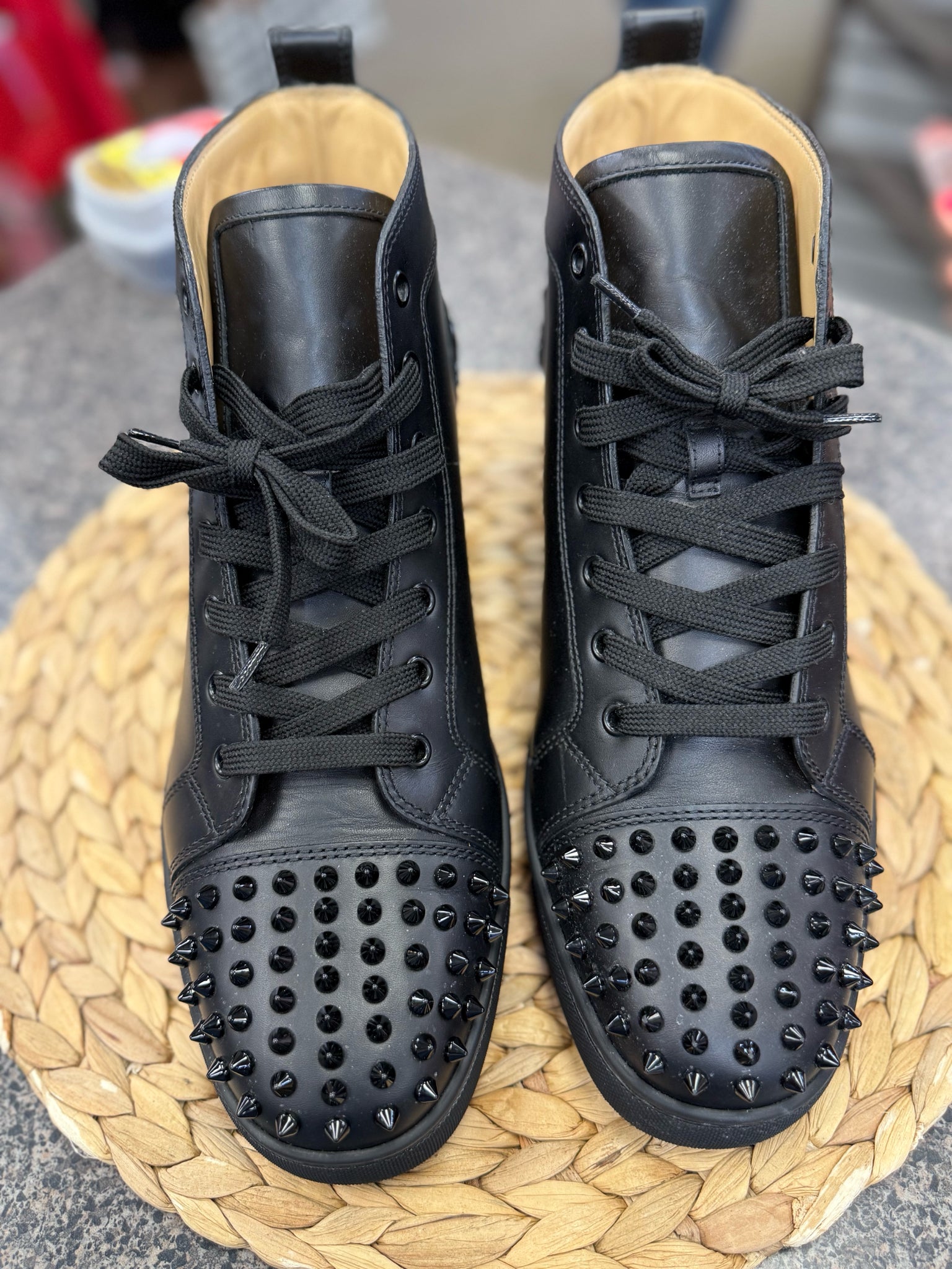 New with Tag Louboutin Black SHOE SIZE 12 Mens Designer Boot