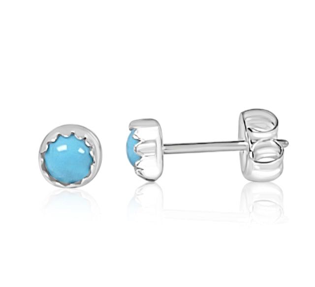 New STERLING SILVER Turquoise Earring