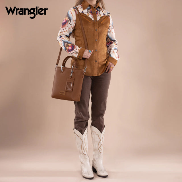 New WRANGLER Brown M Crossbody Purse