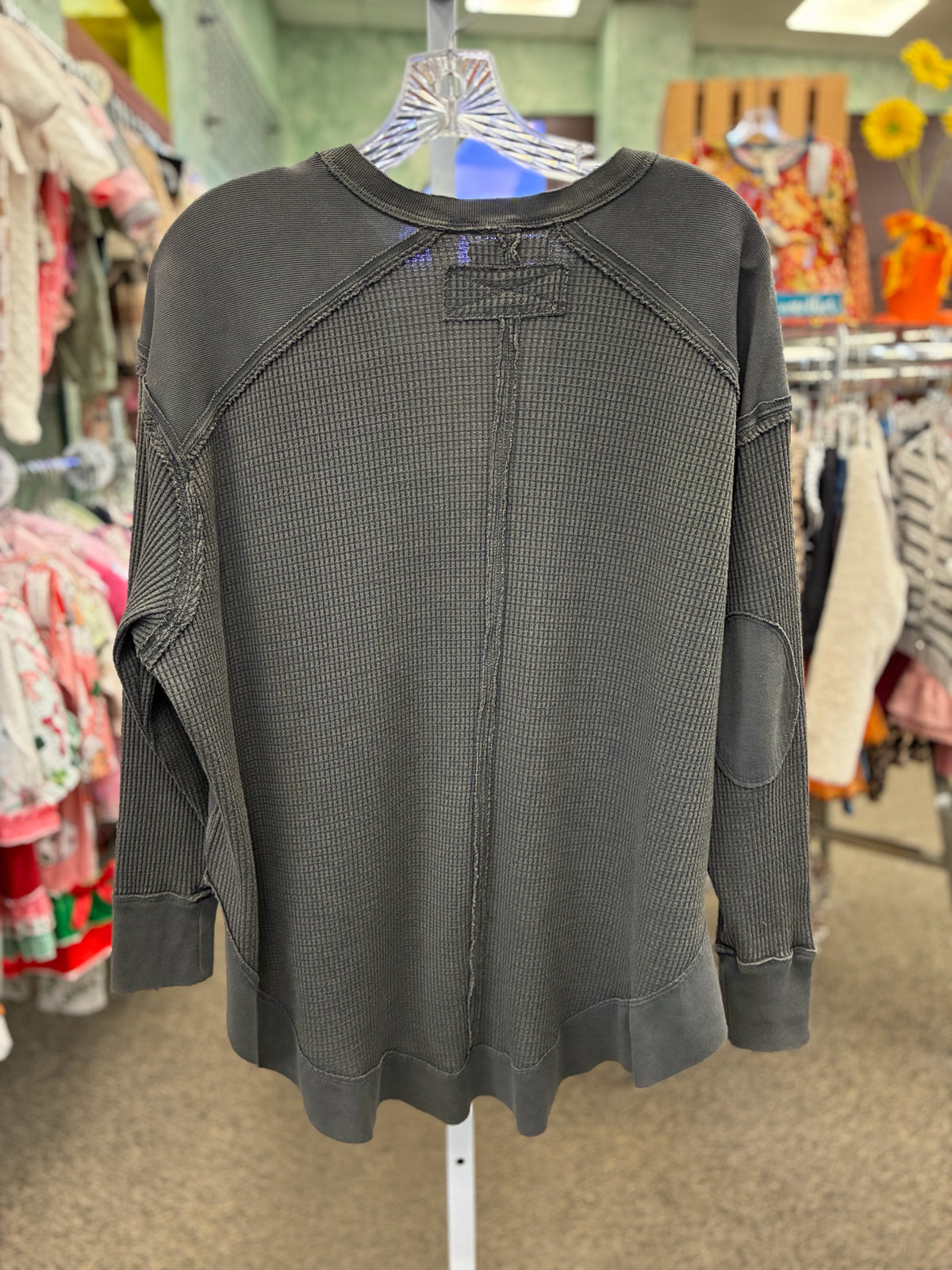 Pre-owned WE THE FREE Dark gray Size: S Long Sleeve Blouse