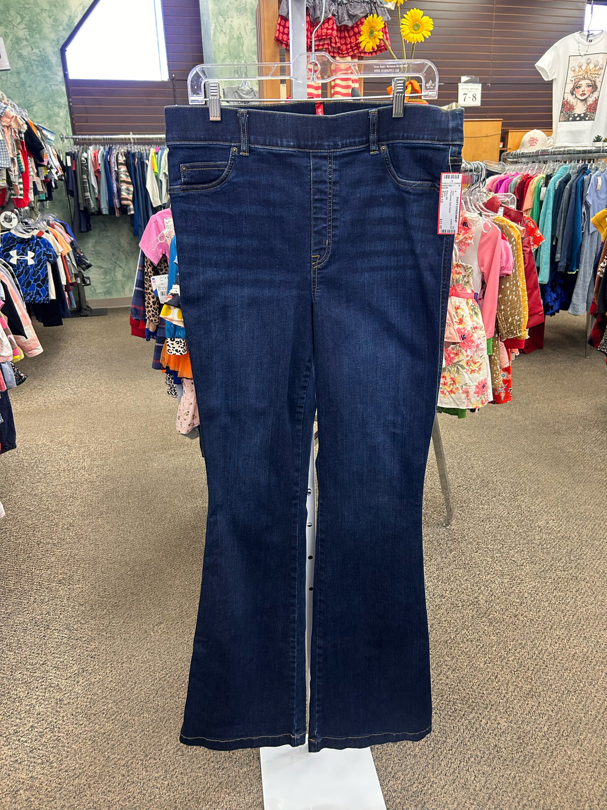 Pre-owned Spanx Dark Denim Size: 12 Jean