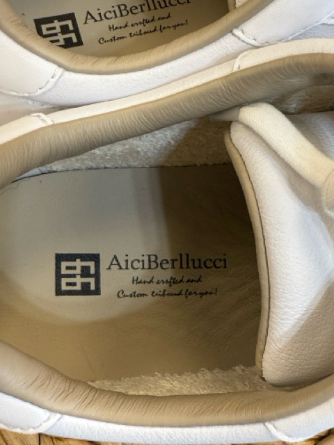 New with Tag AiciBerllucii White Size 7.5 Designer Sneaker