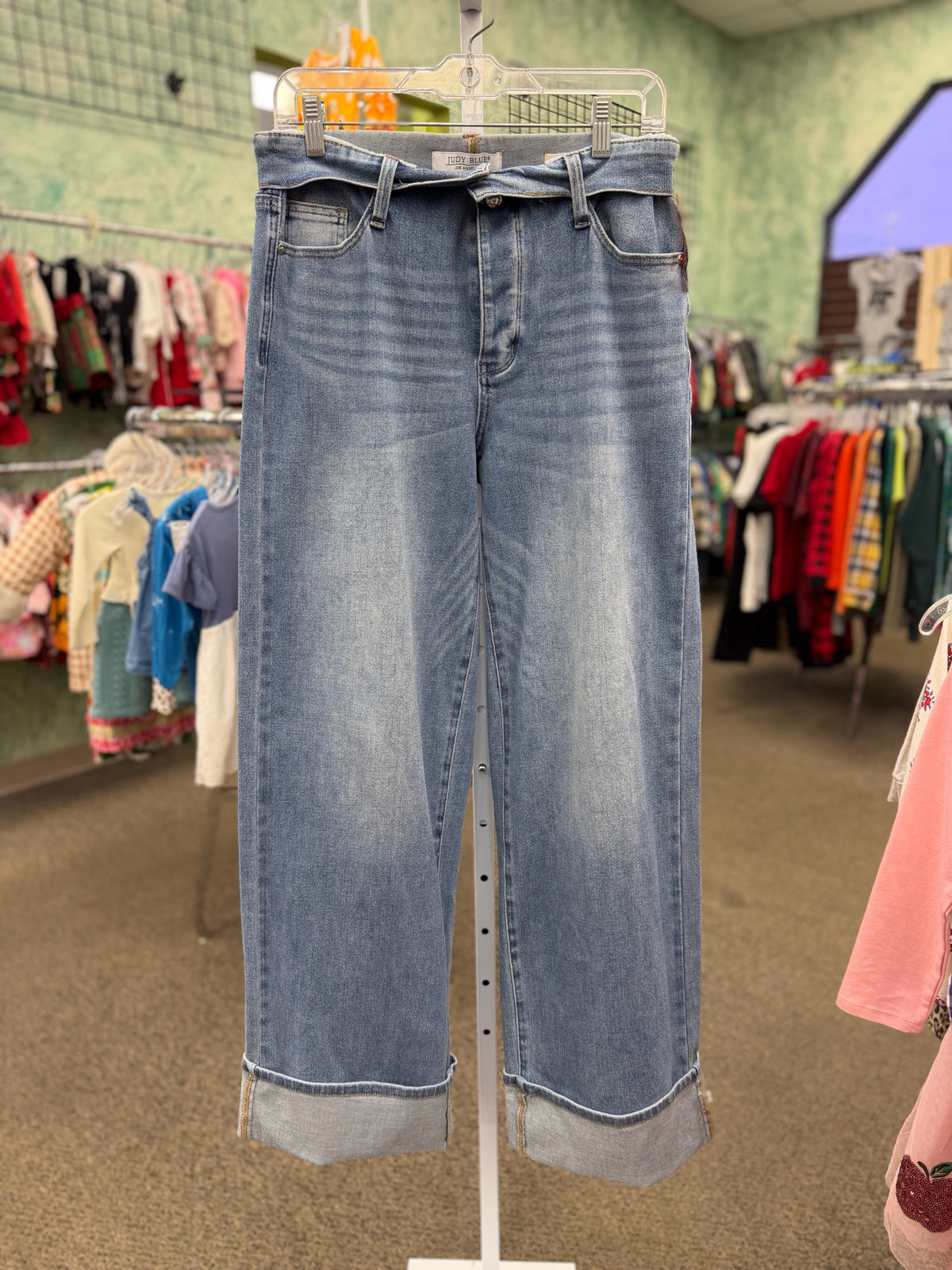Pre-owned JUDY BLUE BLUE DENIM Size: 8 Jean
