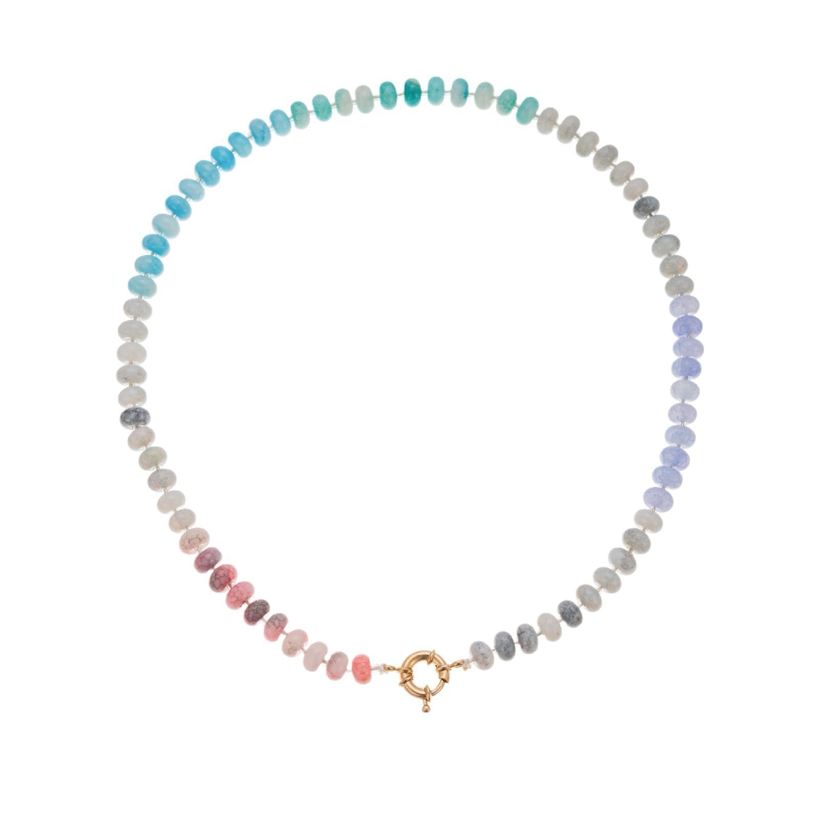 New Josslyn Pink Gray Necklace