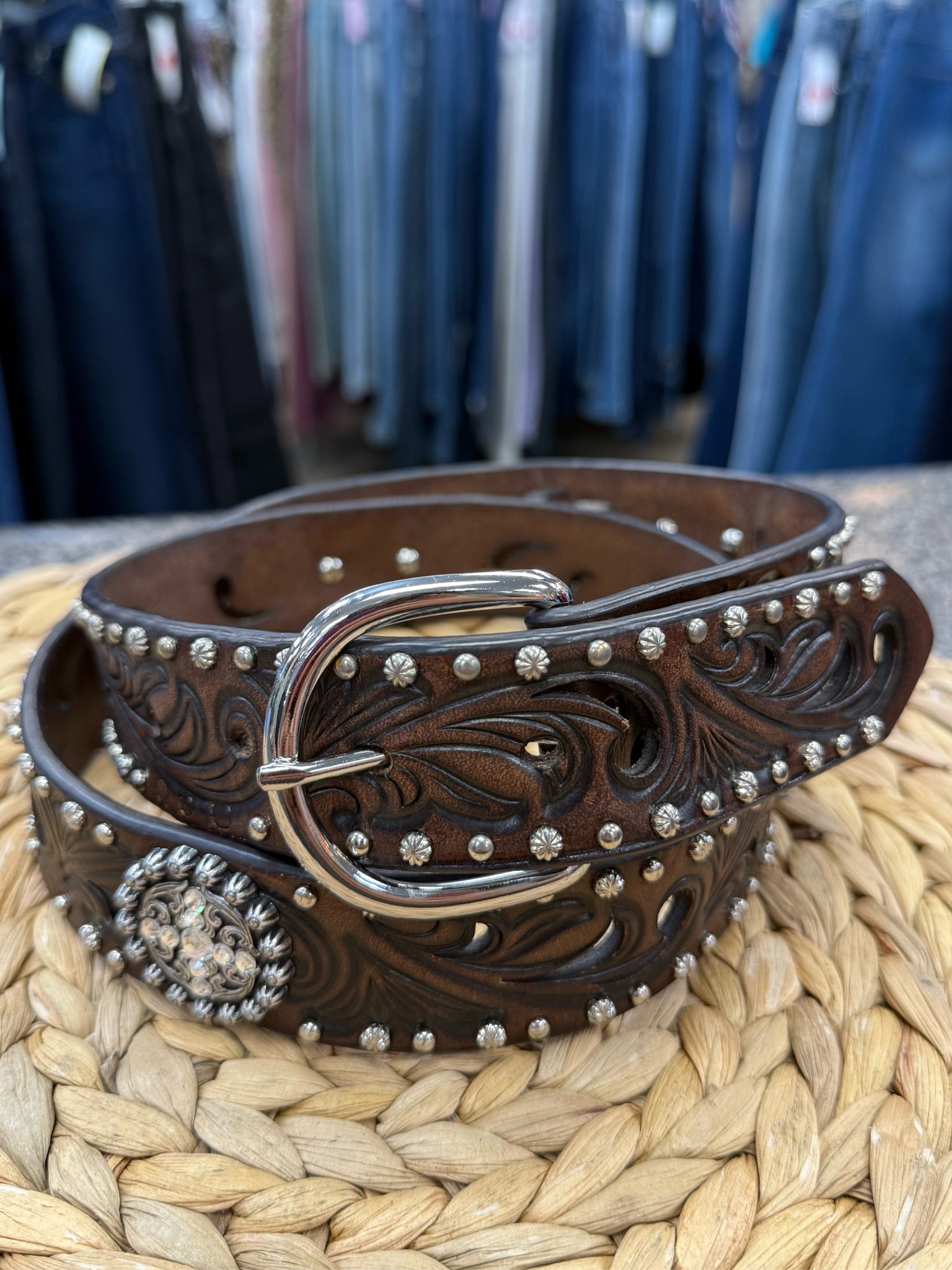 Pre-owned ARIAT Brown Size: L Designer Belt