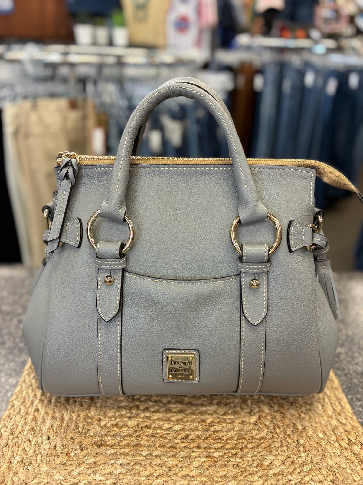 Pre-owned DOONEY&BOURKE Dusty blue Crossbody Designer Purse