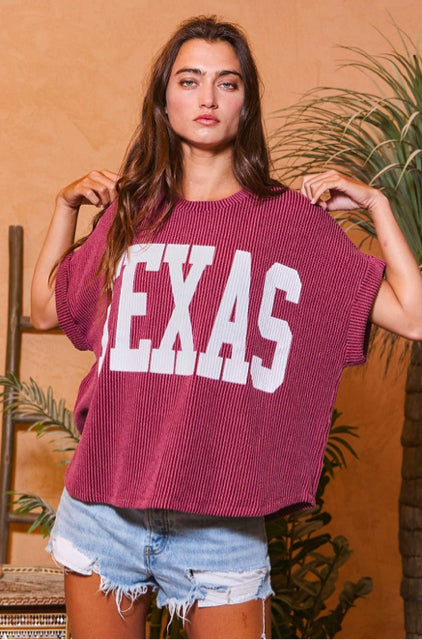New Bucket List Wine Size S/M Short Sleeve Blouse