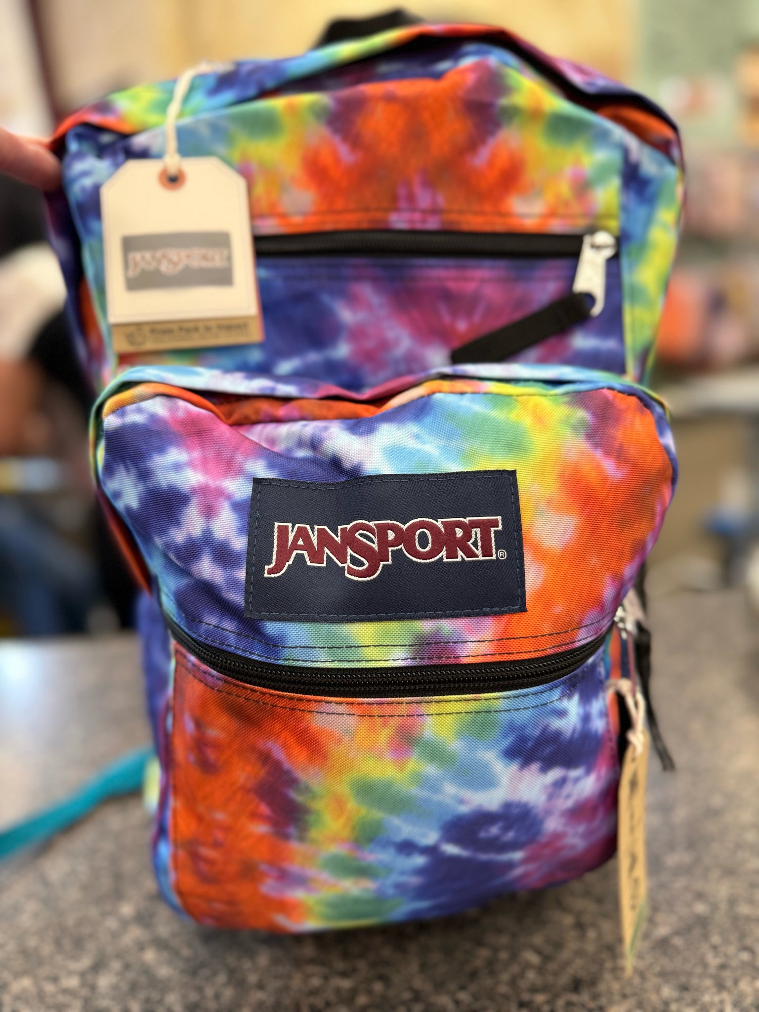 New with Tag JANSPORT Purple Red L Backpack Purse