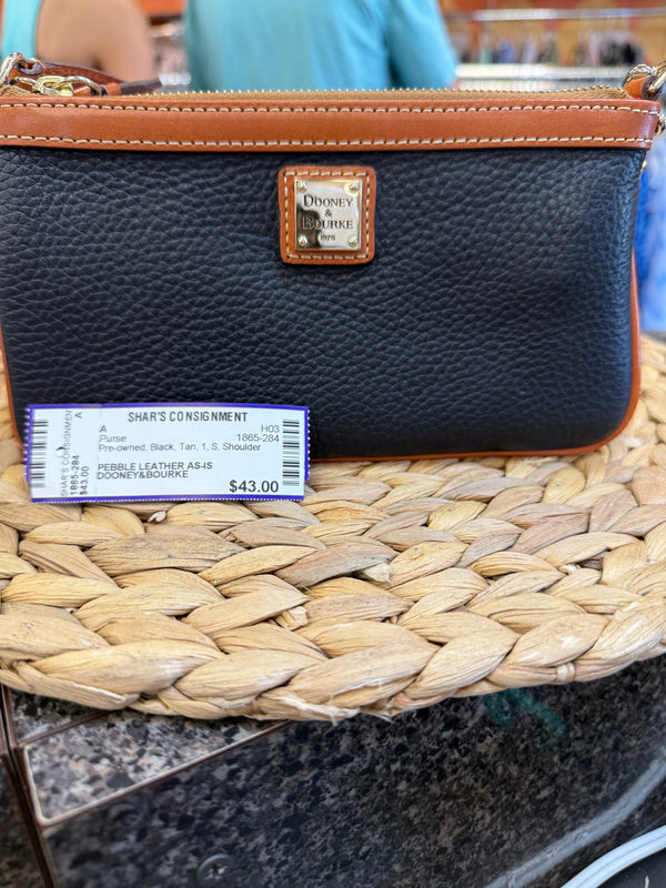 Pre-owned DOONEY&BOURKE Black Tan S Shoulder Purse