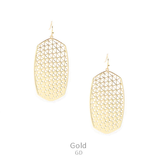 New S Gold Earring