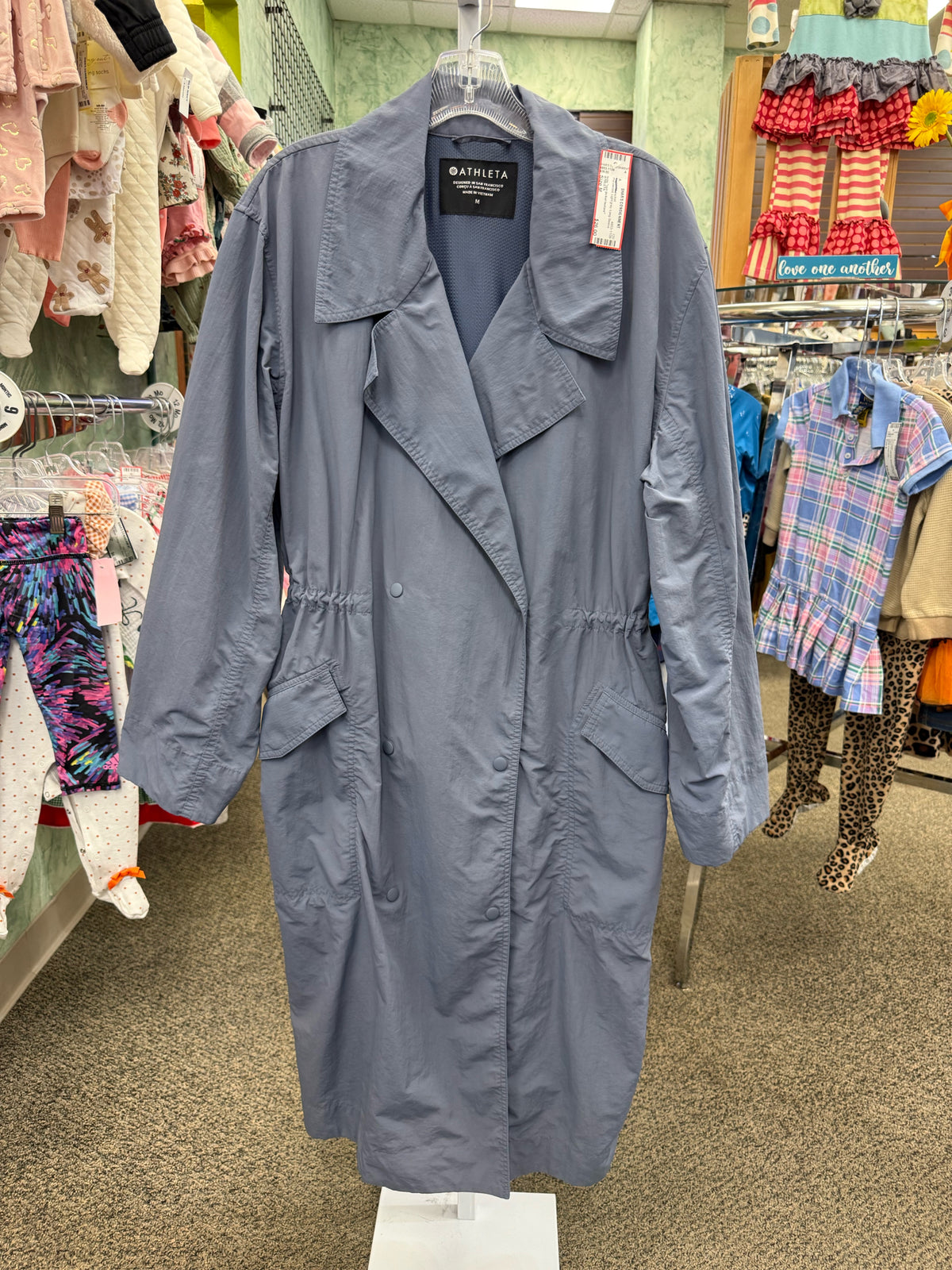 Pre-owned ATHLETA Light gray Size: M Long Sleeve Jacket