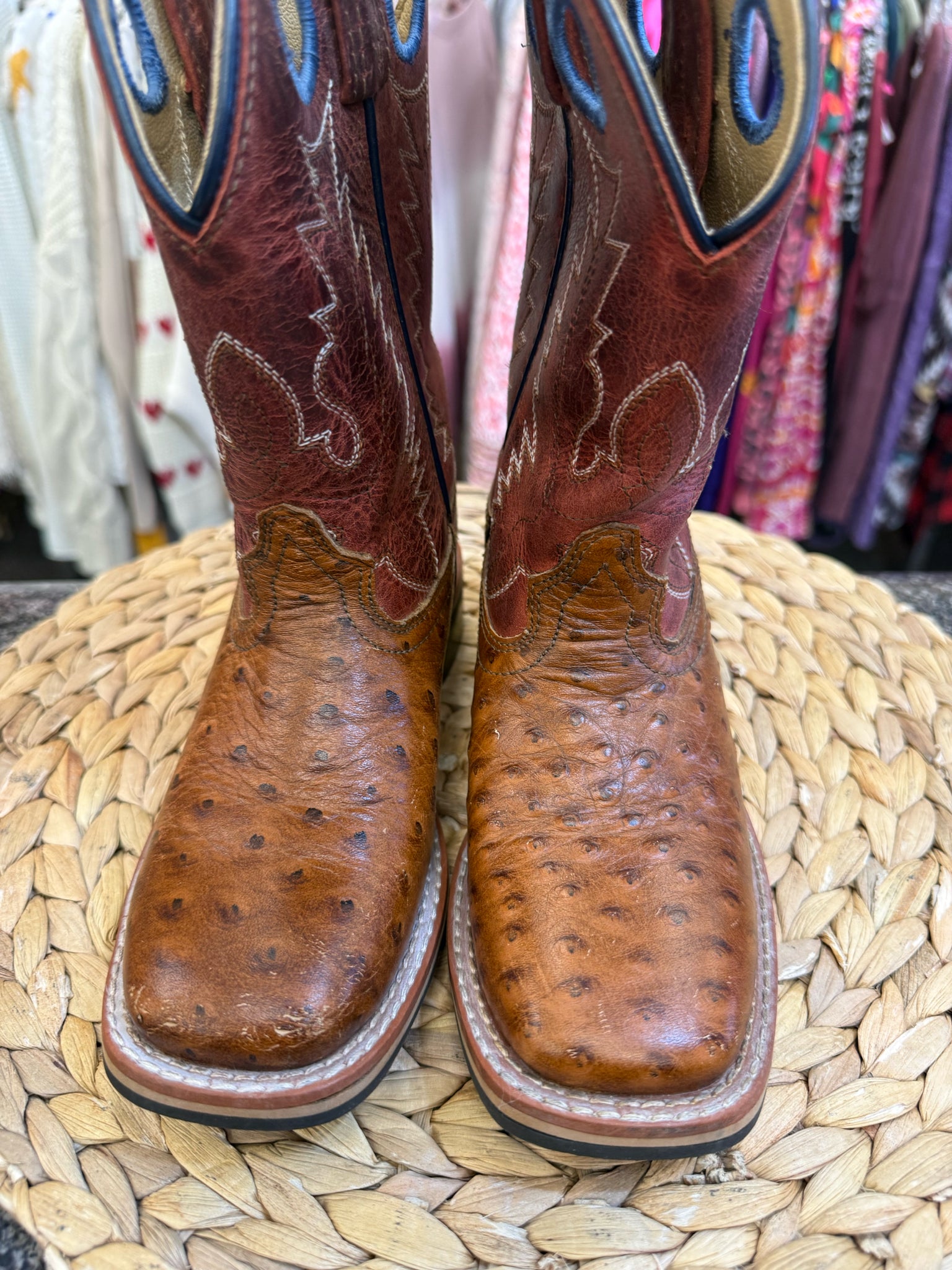 Pre-owned Smoky Mountain Brown animal C-SIZE 1 Boys Boots