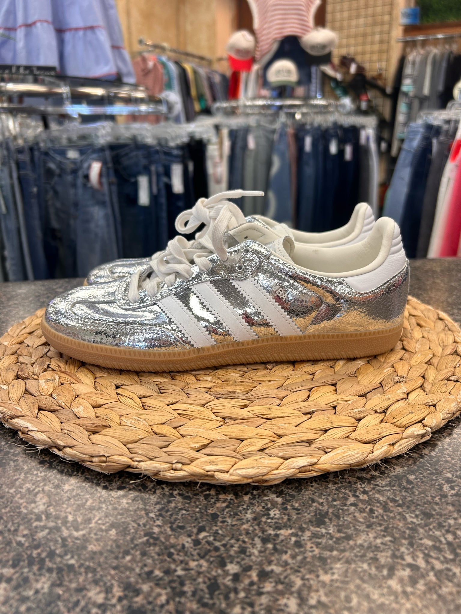 Pre-owned MICHAEL KORS Rose gold Pink Size 7.5 Designer Sneaker