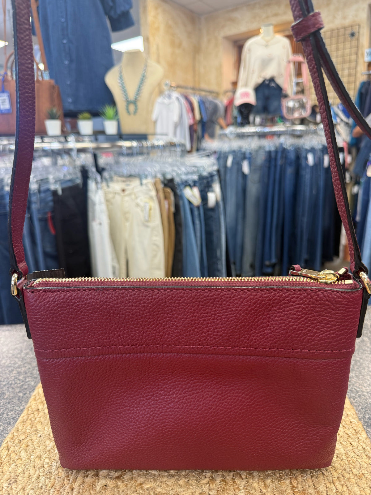 Pre-owned KATE SPADE Red Crossbody Designer Purse