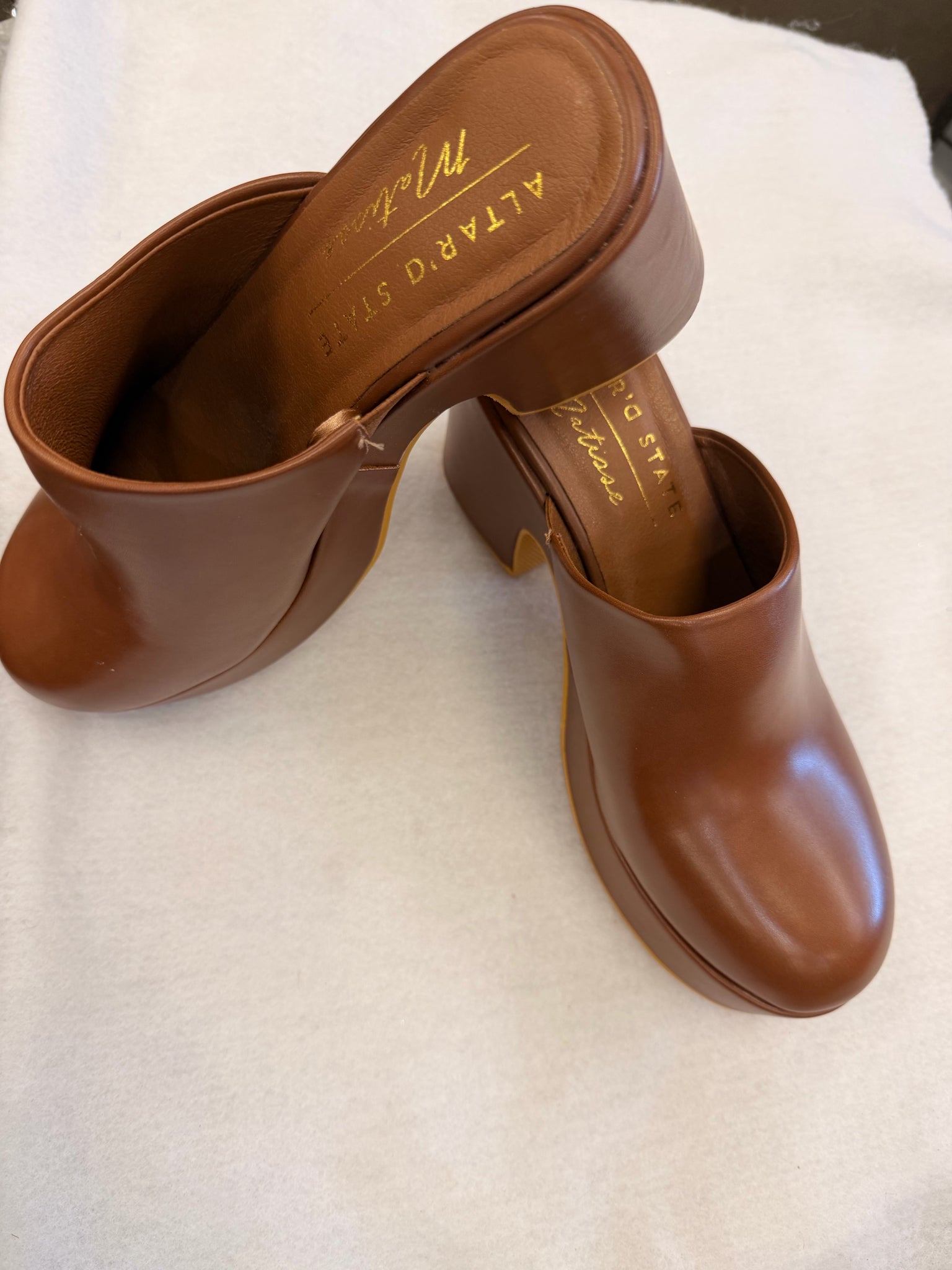 New  Without Tag ALTARD STATE Brown Size 9 Designer Shoe