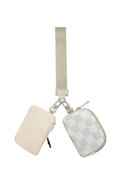 New Tan Tan Check Wallet