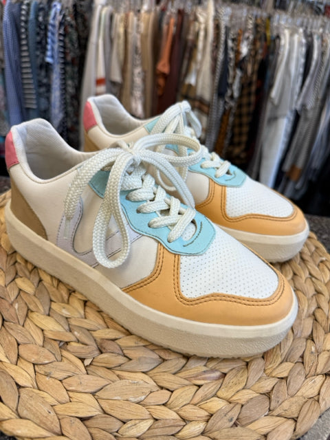 Pre-owned MERAKI Cream Peach Trim Size 7 Sneaker