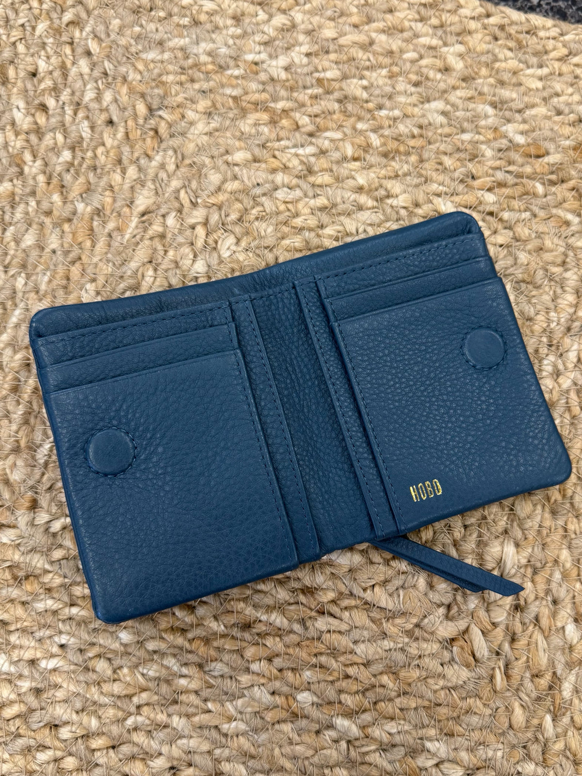Pre-owned HOBO Dark teal Gold Trim Designer Purse Set