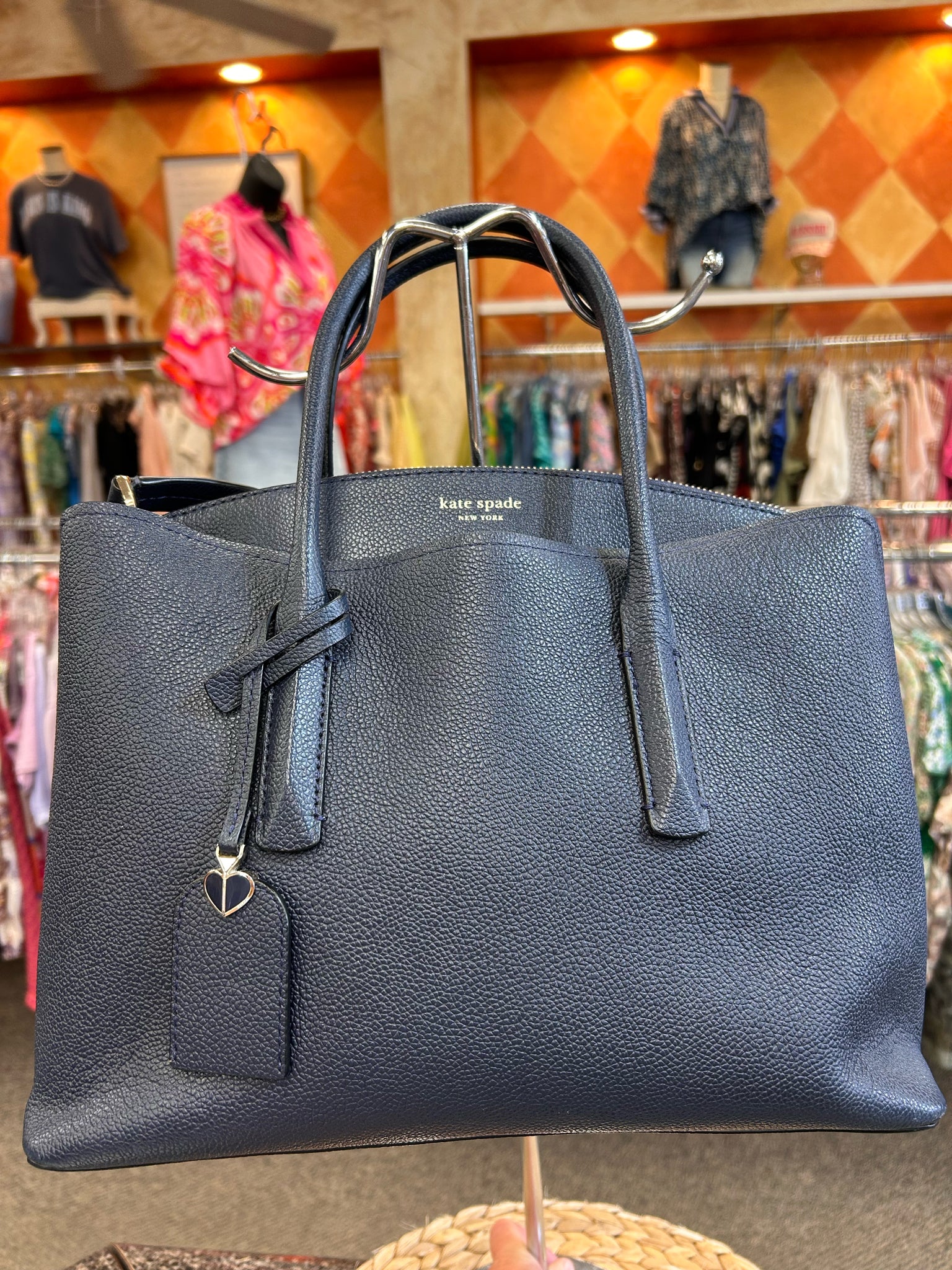 Pre-owned KATE SPADE Navy Crossbody Designer Purse
