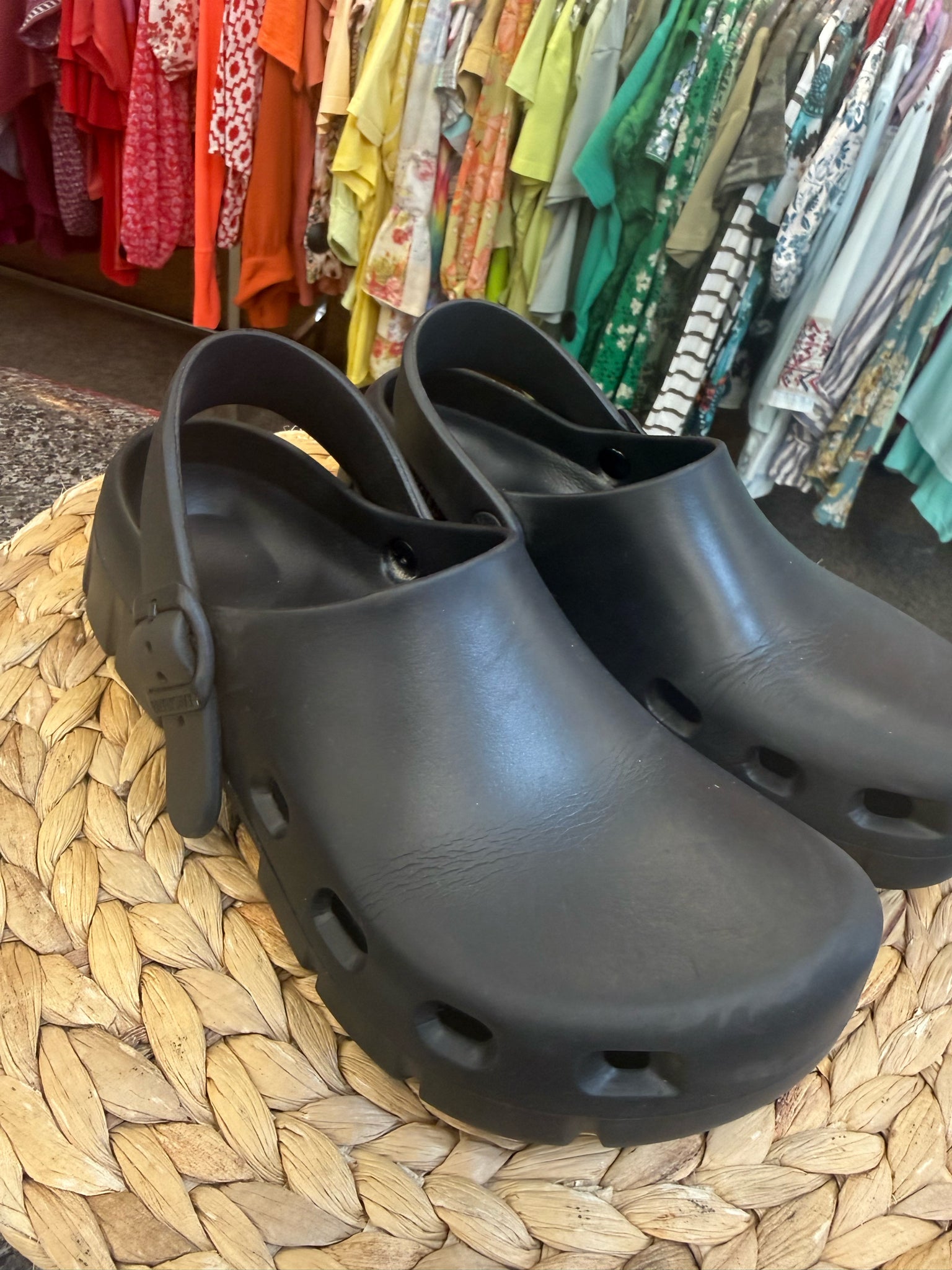 Pre-owned BIRKENSTOCK Black Size 7.5 Shoe