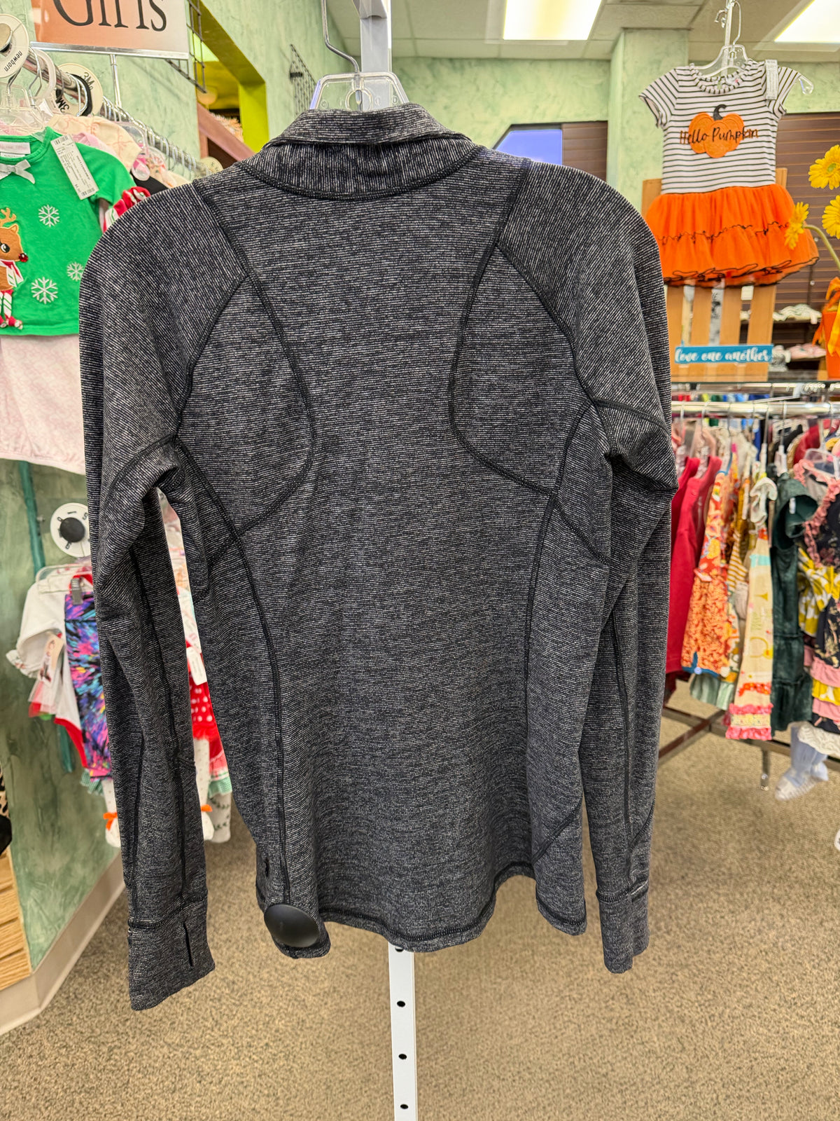 Pre-owned Lululemon Black blend Size S Long Sleeve Pullover