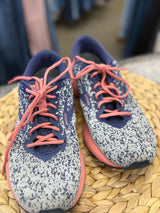 Pre-owned BROOKS Navy print Gray Size 9 Designer Sneaker