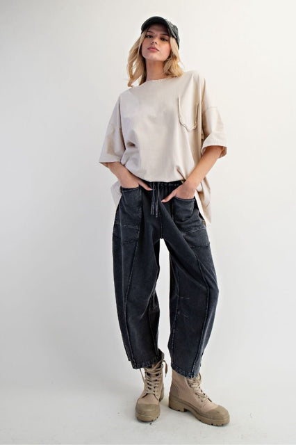 New EASEL Black Size Small Pants